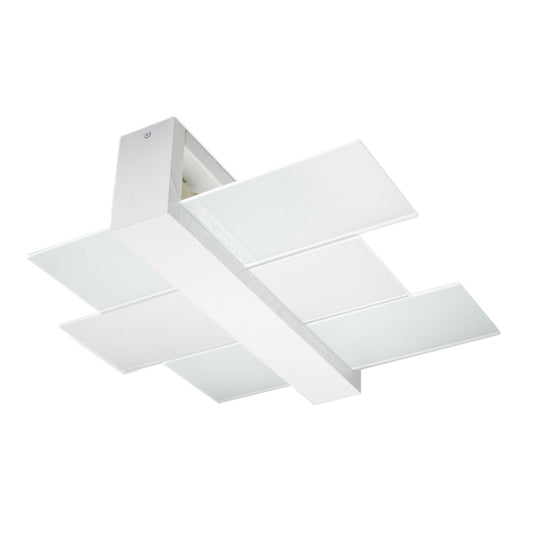 Feniks 2 Wit - Stijlvolle LED Plafondlamp met 2 Spots voor Slaapkamer en Woonkamer 1