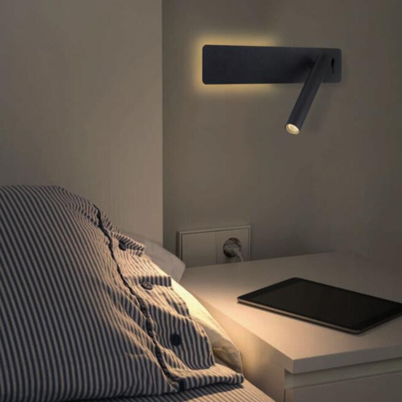 Zenthra | Draaibare LED-leeswandlamp voor het bed