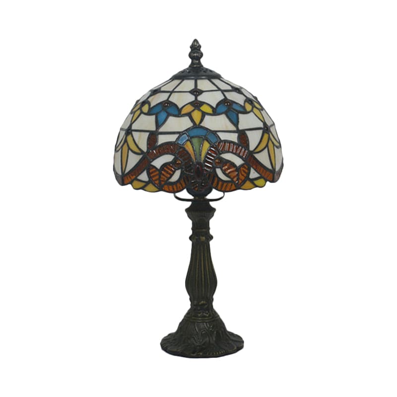 Handgemaakte Tiffany Tafellamp van Zenthra | Prachtig Glas in Lood Lamp