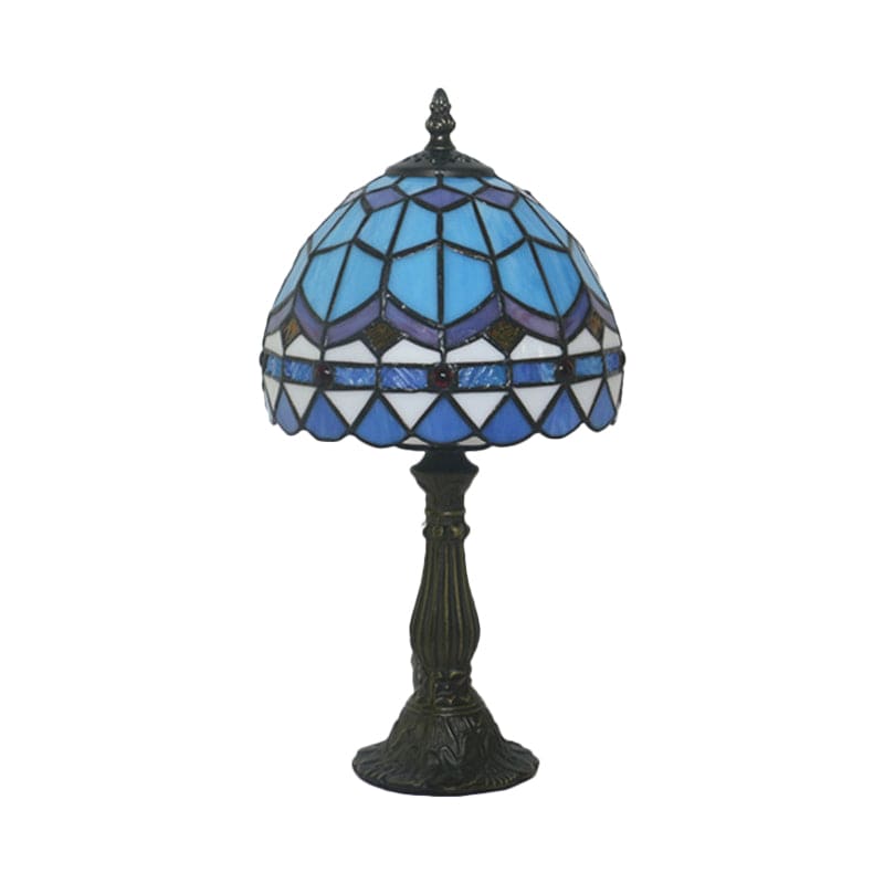 Handgemaakte Tiffany Tafellamp van Zenthra | Prachtig Glas in Lood Lamp