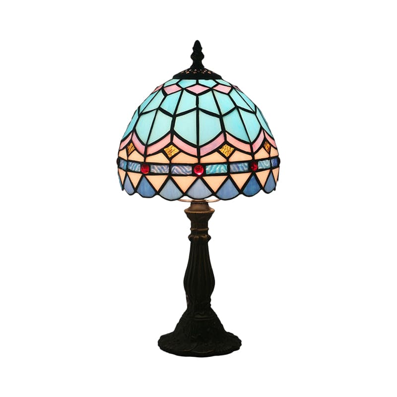 Handgemaakte Tiffany Tafellamp van Zenthra | Prachtig Glas in Lood Lamp