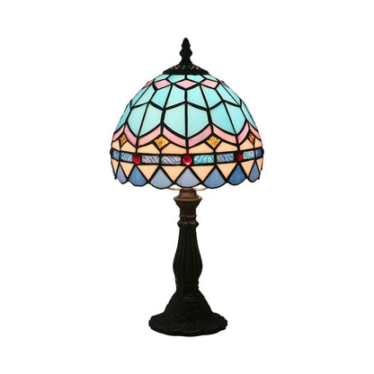 Handgemaakte Tiffany Tafellamp van Zenthra | Prachtig Glas in Lood Lamp