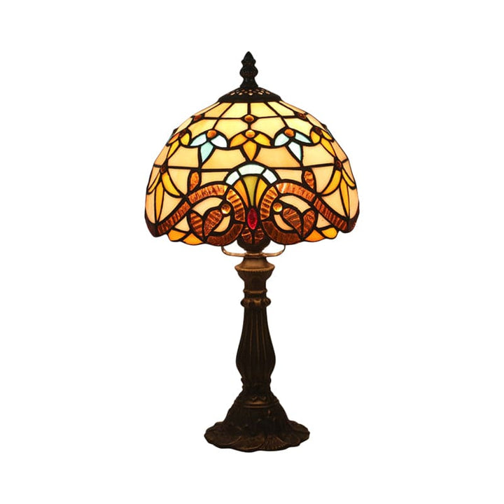 Handgemaakte Tiffany Tafellamp van Zenthra | Prachtig Glas in Lood Lamp