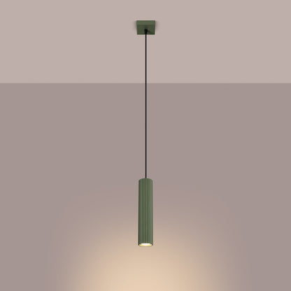 Hanglamp Karbon Olijfgroen – Industriele Woonkamer Lamp voor Modern Interieur 0