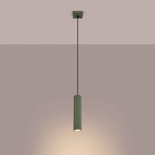 Hanglamp Karbon Olijfgroen – Industriele Woonkamer Lamp voor Modern Interieur 0