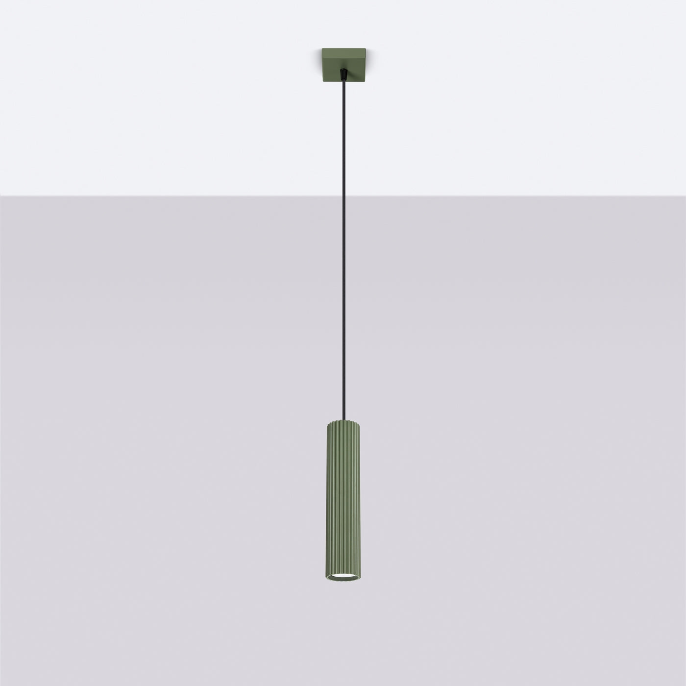Hanglamp Karbon Olijfgroen – Industriele Woonkamer Lamp voor Modern Interieur 2
