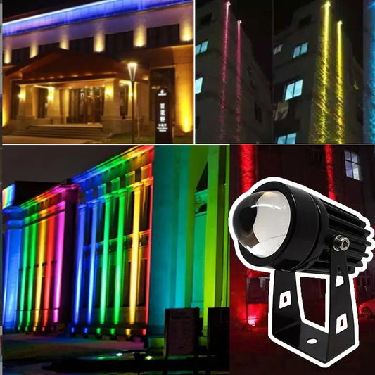 LUMIBEAM SoloSpot RGB LED Buiten Wandlamp – Waterdichte Wandstrahler met Afstandsbediening voor Sfeervolle Verlichting 1