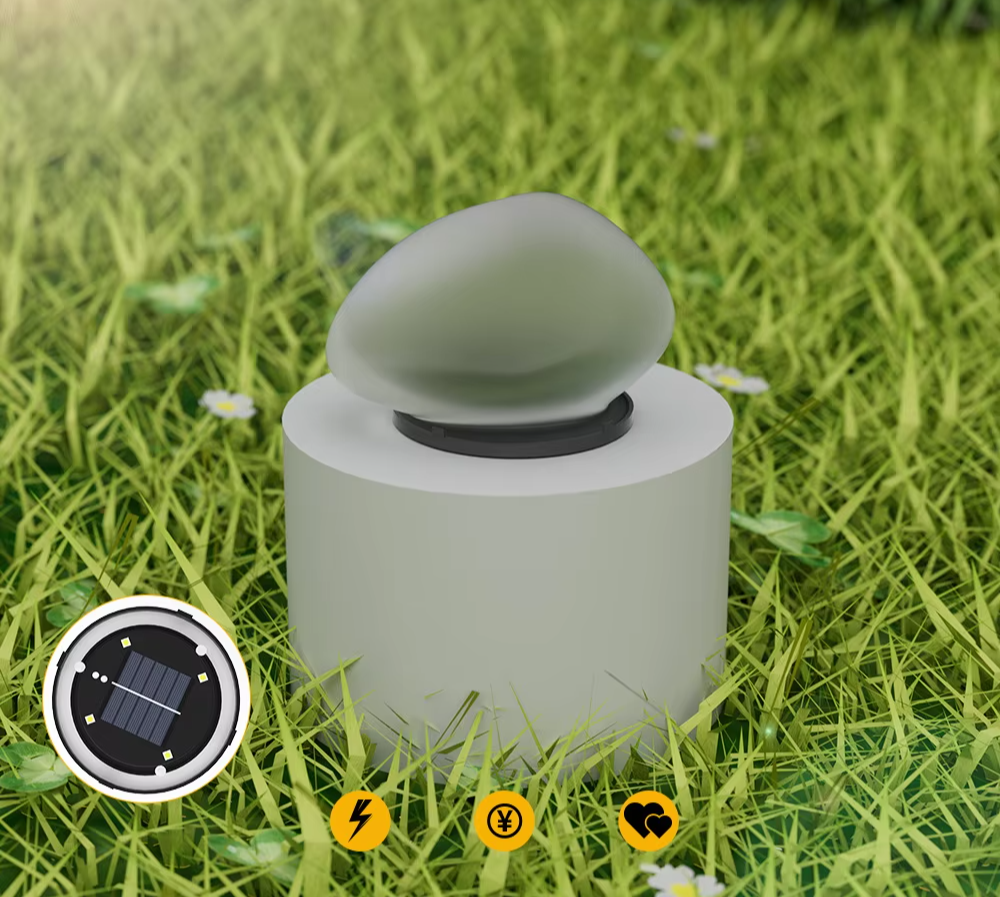 LUXGLOW Zwarte Solar Wandlamp Buiten - Elegante en Duurzame Verlichting voor Tuin en Terras 3