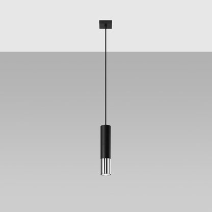 Loopez Hanglamp Zwart & Chroom - Elegante Woonkamer & Eetkamer Lamp voor Modern Interieur 2