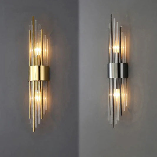 Luxe Wandlamp Goud LED Muurlamp Binnen voor Woonkamer Slaapkamer en Hal - Zenthra