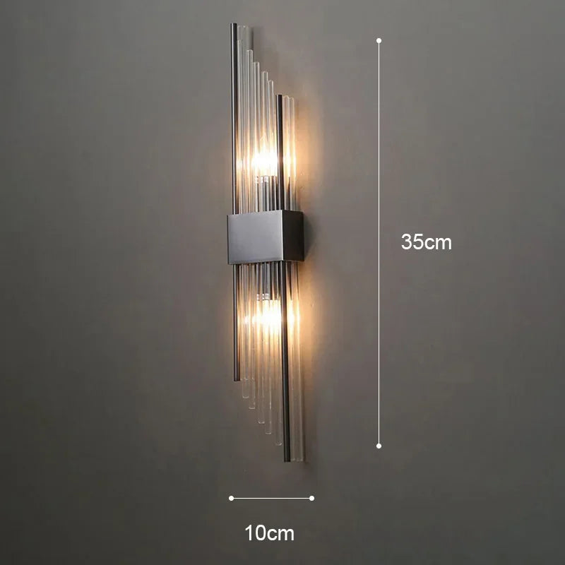 Luxe Wandlamp Goud LED Muurlamp Binnen voor Woonkamer Slaapkamer en Hal - Zenthra