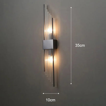 Luxe Wandlamp Goud LED Muurlamp Binnen voor Woonkamer Slaapkamer en Hal - Zenthra
