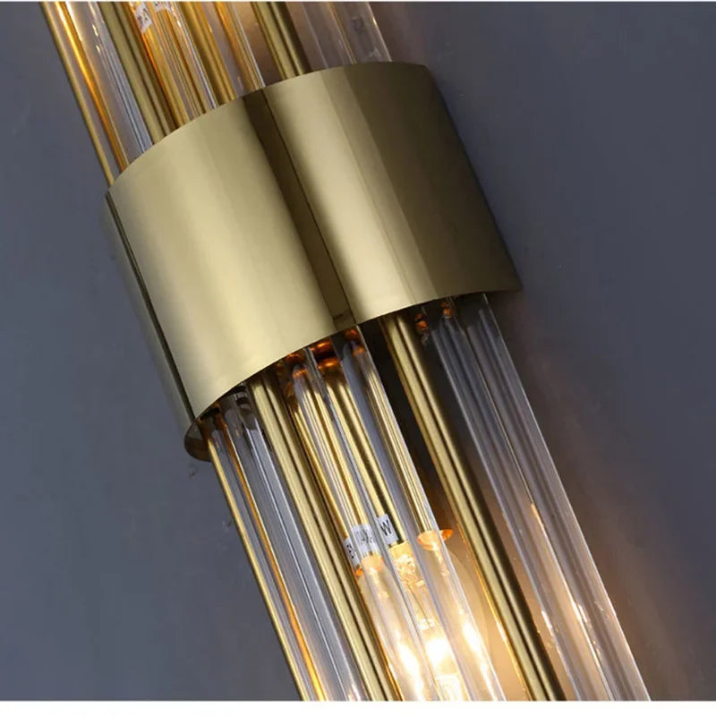 Luxe Wandlamp Goud LED Muurlamp Binnen voor Woonkamer Slaapkamer en Hal - Zenthra