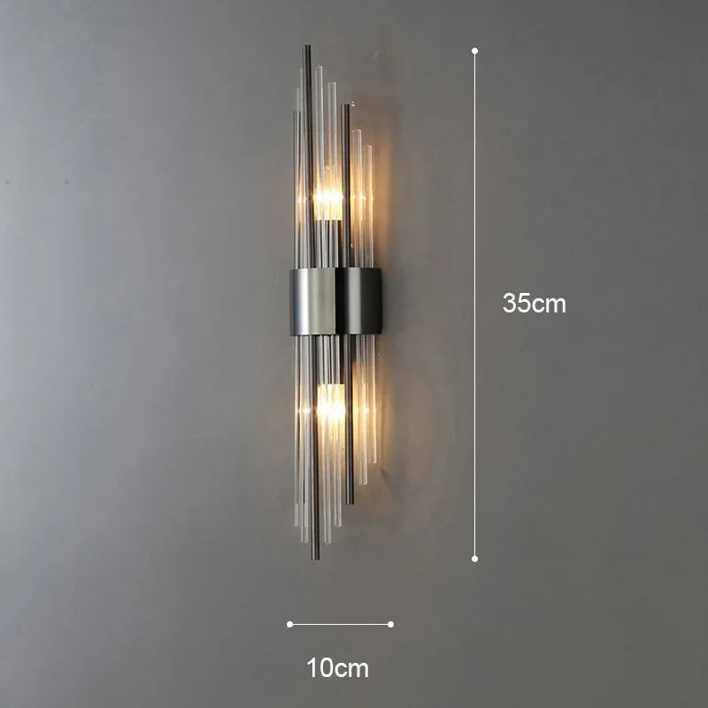 Luxe Wandlamp Goud LED Muurlamp Binnen voor Woonkamer Slaapkamer en Hal - Zenthra