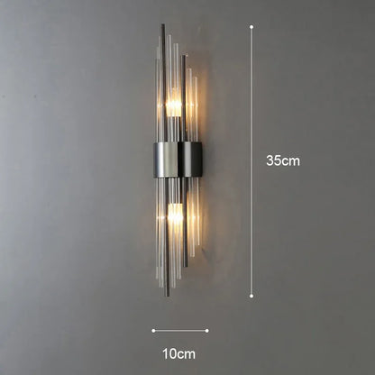 Luxe Wandlamp Goud LED Muurlamp Binnen voor Woonkamer Slaapkamer en Hal - Zenthra