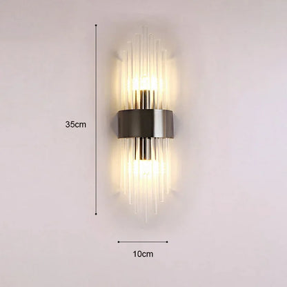 Luxe Wandlamp Goud LED Muurlamp Binnen voor Woonkamer Slaapkamer en Hal - Zenthra