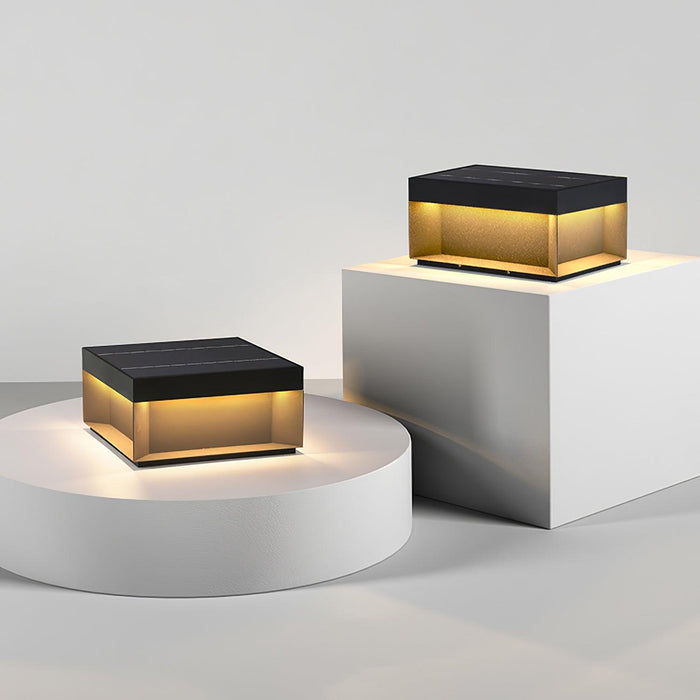 Moderne Buitenlamp Zwart met Zonne-energie - Stijlvolle Solar Wandlamp voor Buitenruimte 3