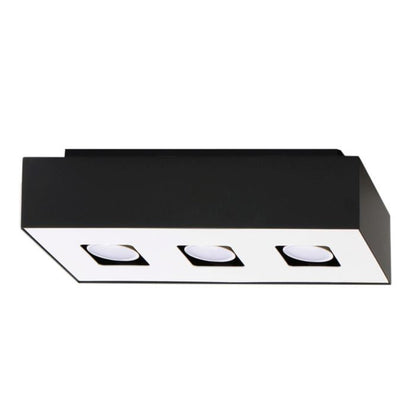 Moderne Deckenleuchte Mono 3 Zwart – Elegante Lamp met 3 Verstelbare LED-Spots 1