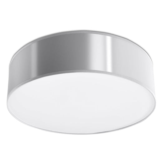 Moderne Grijze Plafondlamp Arena Ø35 Cm - E27, Minimalistisch Design, LED Plafonniere 1