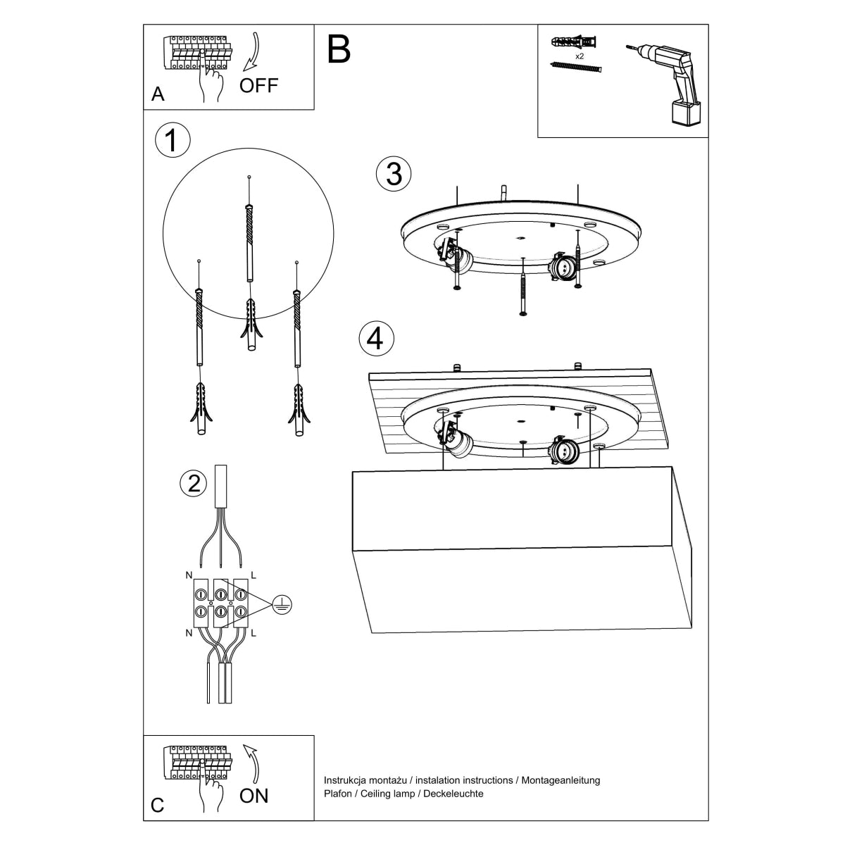 Moderne Horus Deckenleuchte 35 cm - Minimalistisch en Functioneel 4
