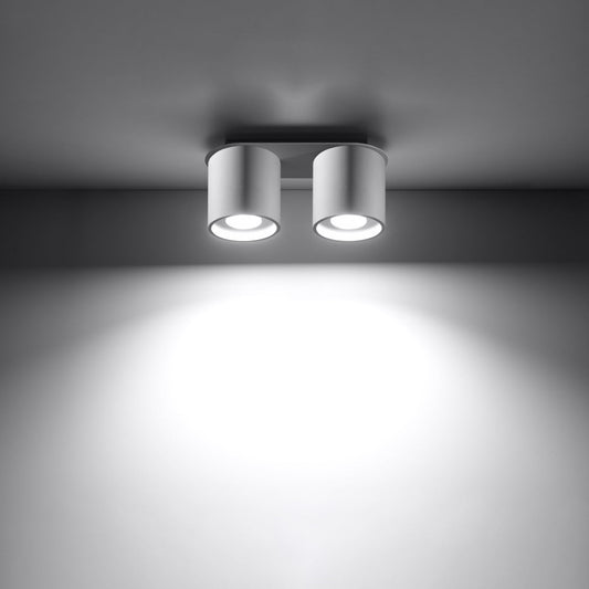 Moderne Orbis Deckenleuchte in Wit – Elegante 2-Flammige LED-Deckenlamp voor Elk Interieur 0