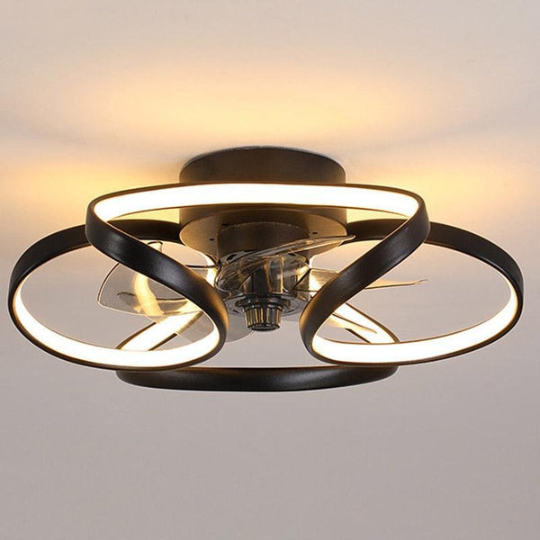 Moderne Plafondventilator Met Lamp en Afstandsbediening - Flower Design Verlichting en Ventilatie 10
