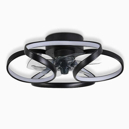 Moderne Plafondventilator Met Lamp en Afstandsbediening - Flower Design Verlichting en Ventilatie 5