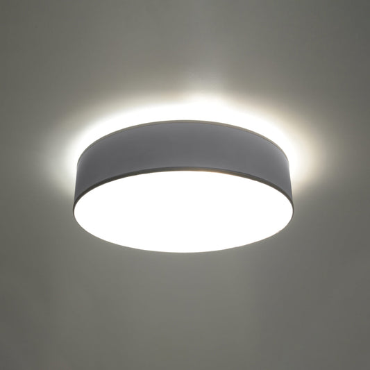 Moderne Ronde Deckenleuchte Arena Ø45 cm in Grijs - E27, Minimalistisch Design 0