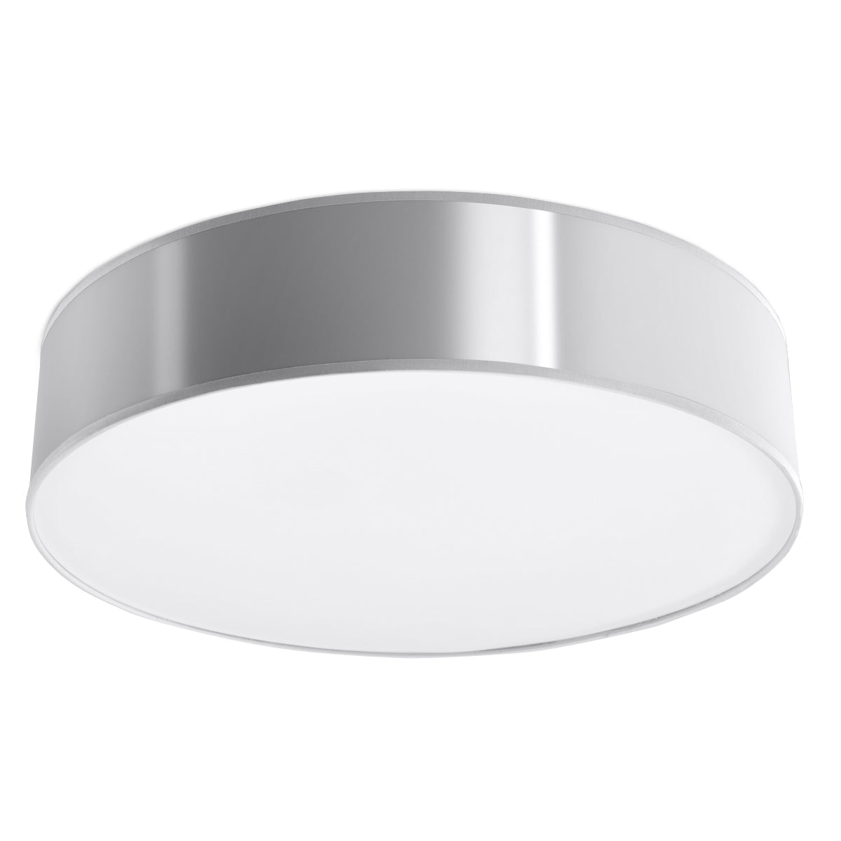 Moderne Ronde Deckenleuchte Arena Ø45 cm in Grijs - E27, Minimalistisch Design 1