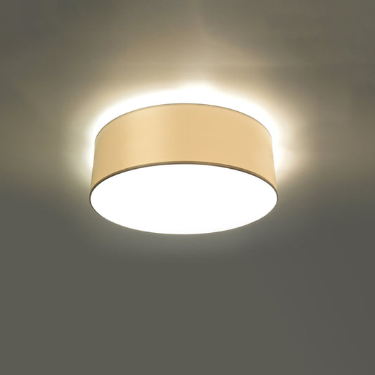 Moderne Ronde Deckenleuchte Arena in Wit - E27, Ø30 cm, Minimalistisch Design 0