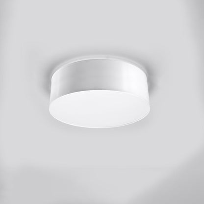 Moderne Ronde Deckenleuchte Arena in Wit - E27, Ø30 cm, Minimalistisch Design 2