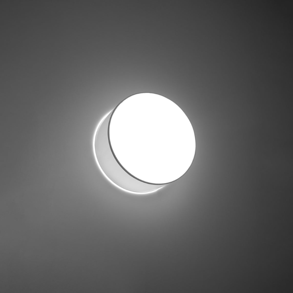 Moderne Ronde Deckenleuchte Arena in Wit - E27, Ø30 cm, Minimalistisch Design 5