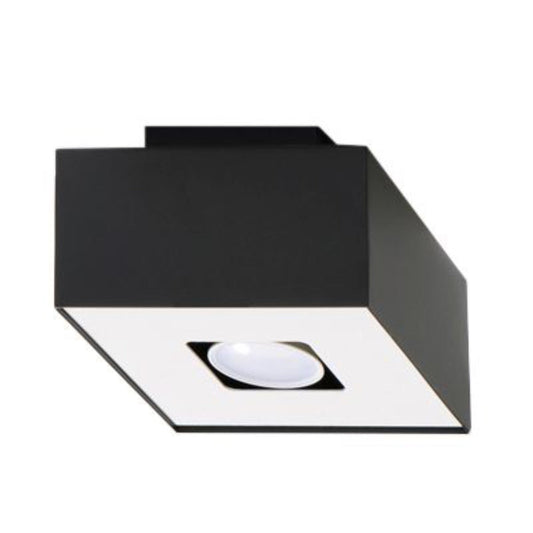 Moderne Zwarte Mono Deckenleuchte – Eenflammige LED Spotverlichting voor Stijlvolle Interieurs 1