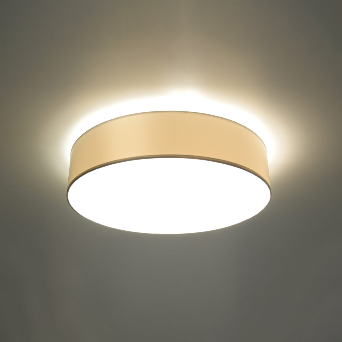 Moderne Zwarte Plafondlamp Ø45 Cm - E27, Minimalistisch en Elegant Plafonniere voor Slaapkamer en Woonkamer 0