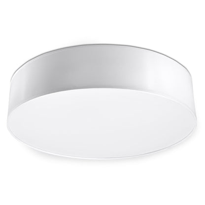 Moderne Zwarte Plafondlamp Ø45 Cm - E27, Minimalistisch en Elegant Plafonniere voor Slaapkamer en Woonkamer 1