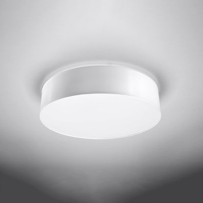 Moderne Zwarte Plafondlamp Ø45 Cm - E27, Minimalistisch en Elegant Plafonniere voor Slaapkamer en Woonkamer 2