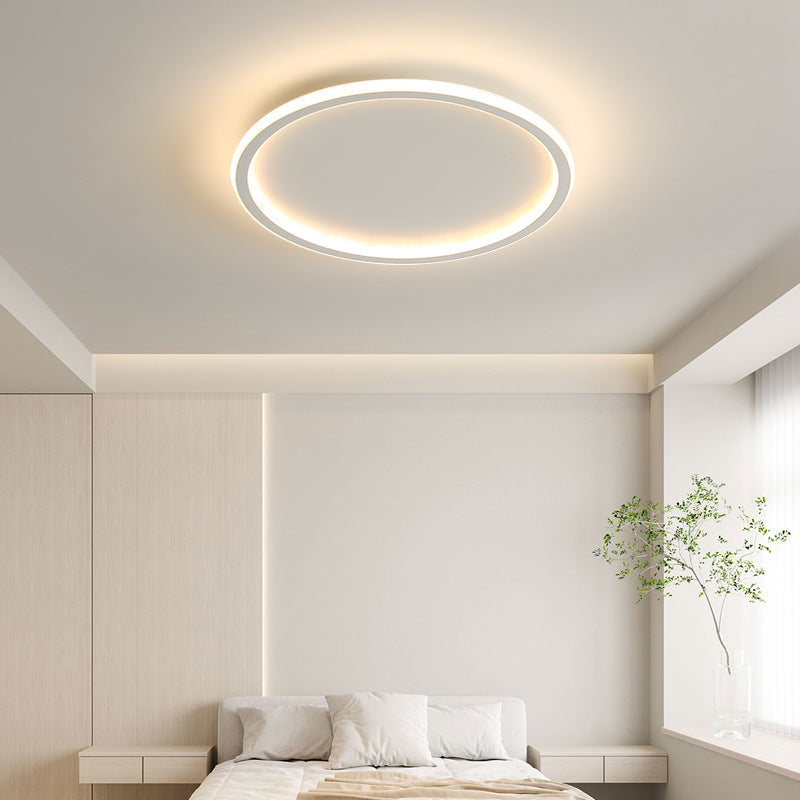 Mysaglobe Scandinavische Ronde Plafondlamp - Zwart LED Plafonnière voor Slaapkamer en Eetkamer 2
