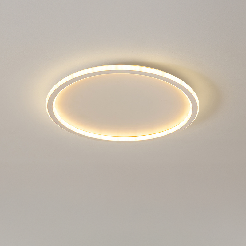 Mysaglobe Scandinavische Ronde Plafondlamp - Zwart LED Plafonnière voor Slaapkamer en Eetkamer 8