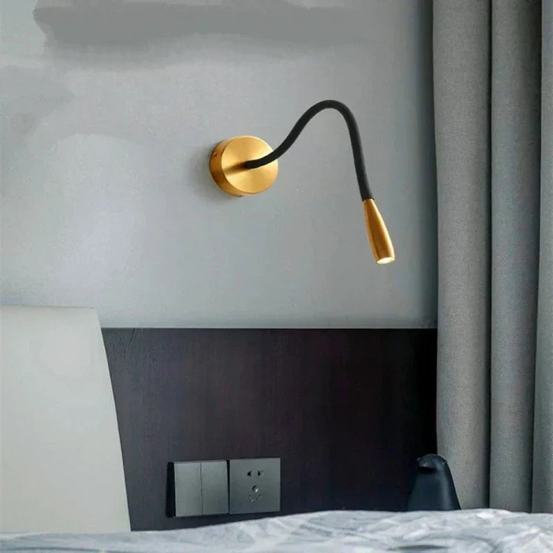 Moderne Wandlamp met Flexibele Arm voor Binnengebruik – Verstelbare LED Wandlamp voor Woonkamer en Slaapkamer