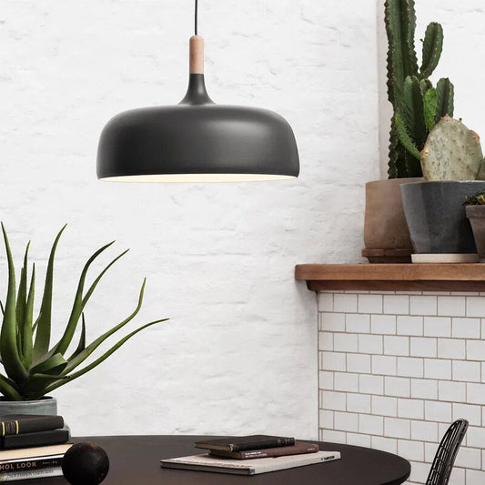 Nordic LED Pendelleuchte – Scandinavisch Design voor Stijlvolle Interieurs in Wit, Zwart, Groen, Blauw, Geel, Roze 1