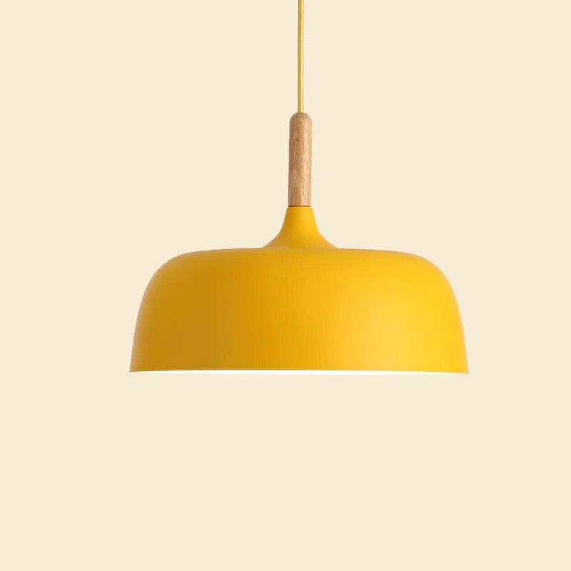 Nordic LED Pendelleuchte – Scandinavisch Design voor Stijlvolle Interieurs in Wit, Zwart, Groen, Blauw, Geel, Roze 3