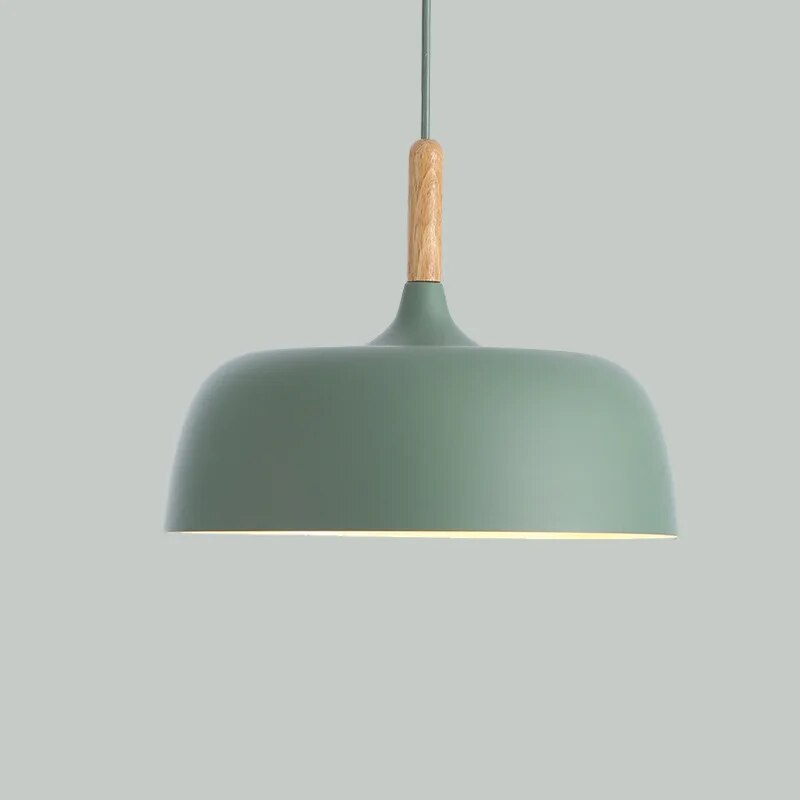 Nordic LED Pendelleuchte – Scandinavisch Design voor Stijlvolle Interieurs in Wit, Zwart, Groen, Blauw, Geel, Roze 4