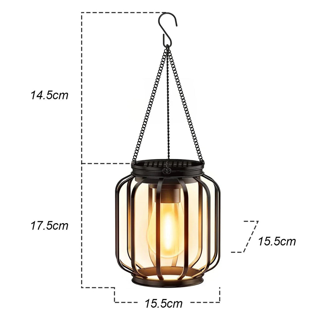 Ortiny Solar LED Tuinlamp - Warmwit Licht met Bewegingssensor en Hangdecoratie - Tuinverlichting op Zonne-Energie 9
