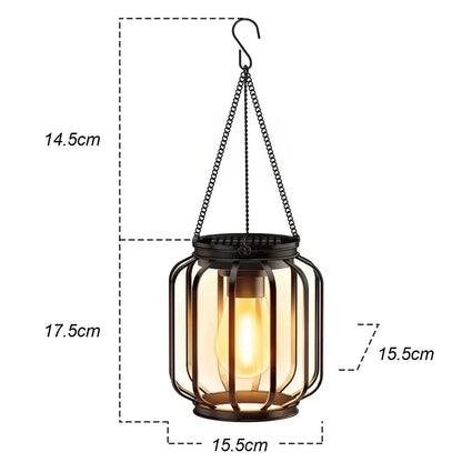 Ortiny Solar LED Tuinlamp - Warmwit Licht met Bewegingssensor en Hangdecoratie - Tuinverlichting op Zonne-Energie 9