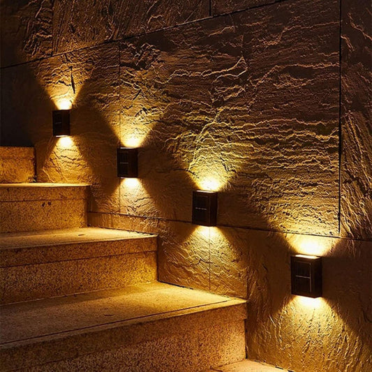 Premium Draadloze Solar-Wandlamp voor Tuinverlichting - Stijlvol en Duurzaam Verlichtingssysteem 0