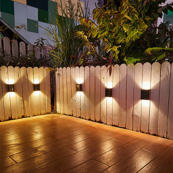 Premium Draadloze Solar-Wandlamp voor Tuinverlichting - Stijlvol en Duurzaam Verlichtingssysteem 1