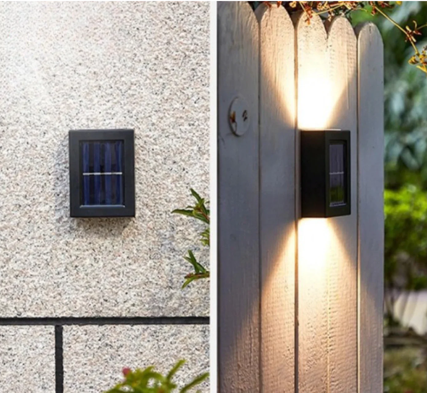 Premium Draadloze Solar-Wandlamp voor Tuinverlichting - Stijlvol en Duurzaam Verlichtingssysteem 2