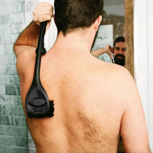 Zenthra | Scherer voor rughaar - Langhandige scherer voor eenvoudige haarverwijdering - Dubbelmesontwerp