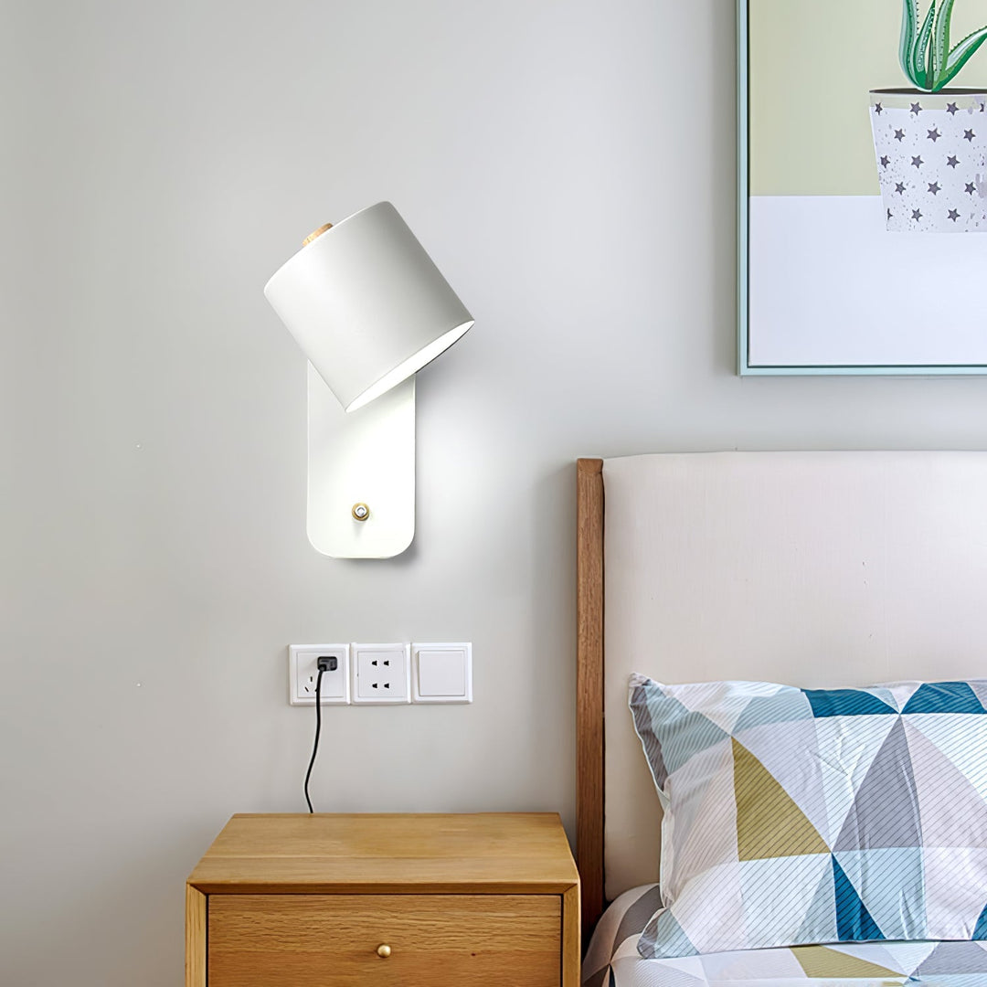 rotatable cylinder wall lamp