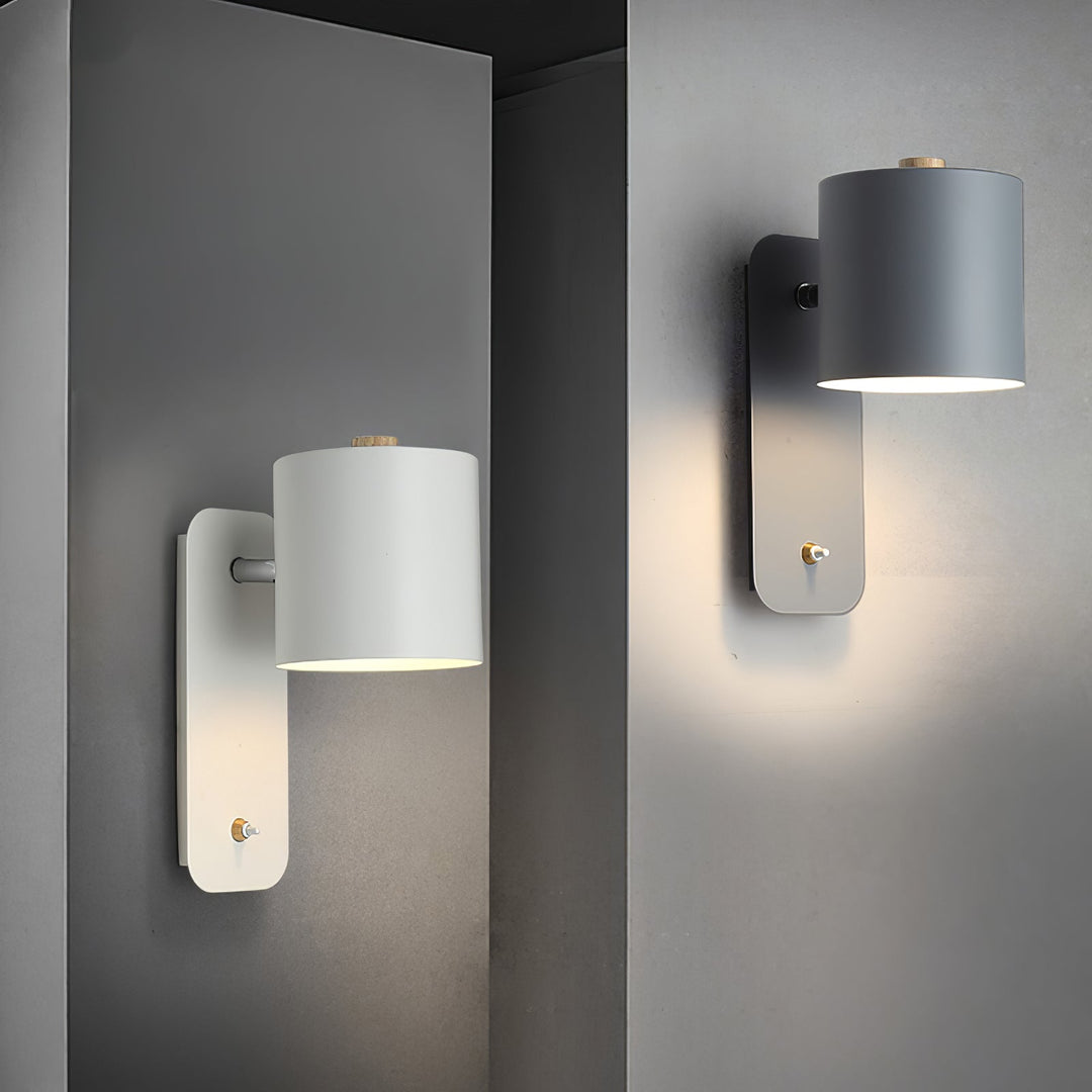 rotatable cylinder wall lamp